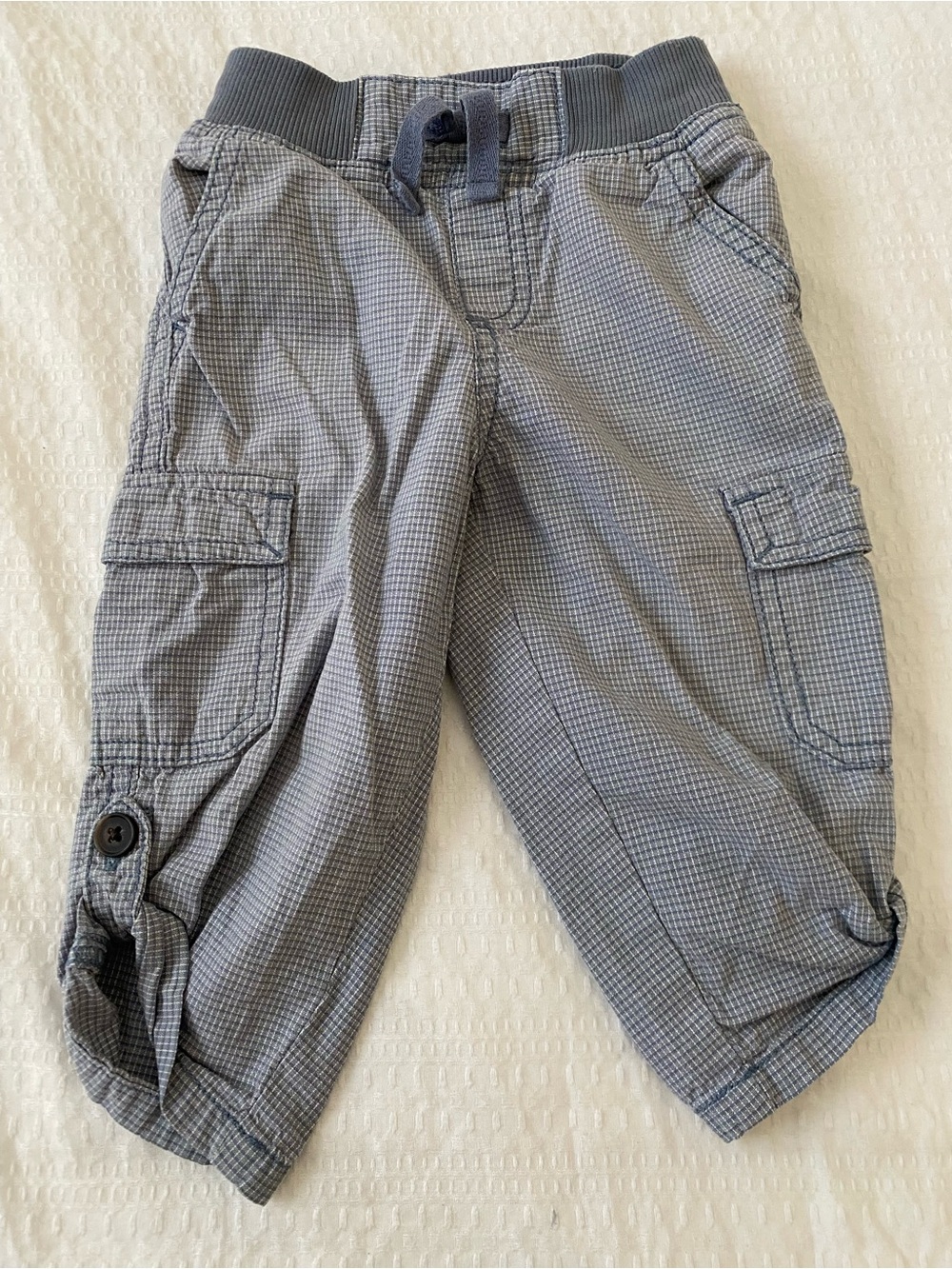 Gymboree Gray Check Cargo Shorts